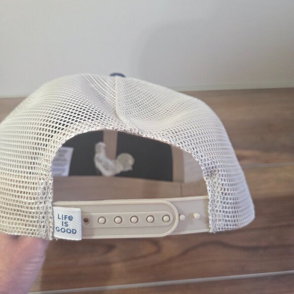 Life is Good Adult Unisex Rooster Trucker Cap Hat - Picture 3 of 5